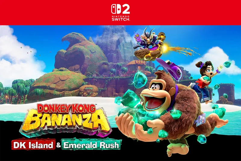 DONKEY KONG BANANZA DK Island & Emerald Rush
