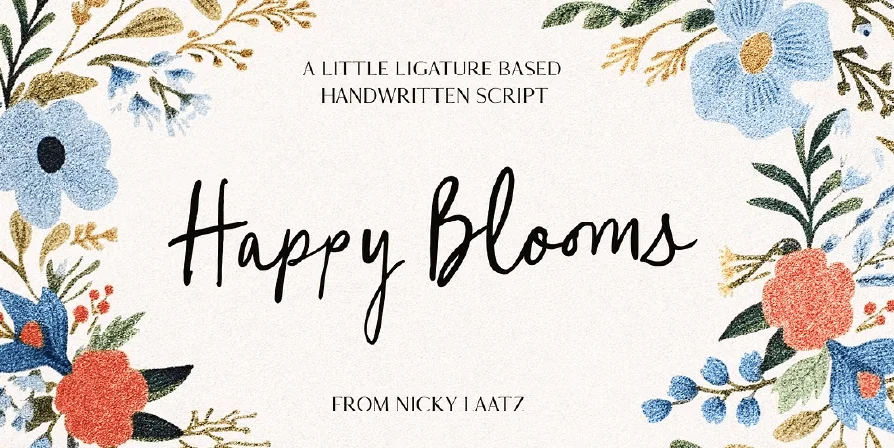 Happy Blooms Script