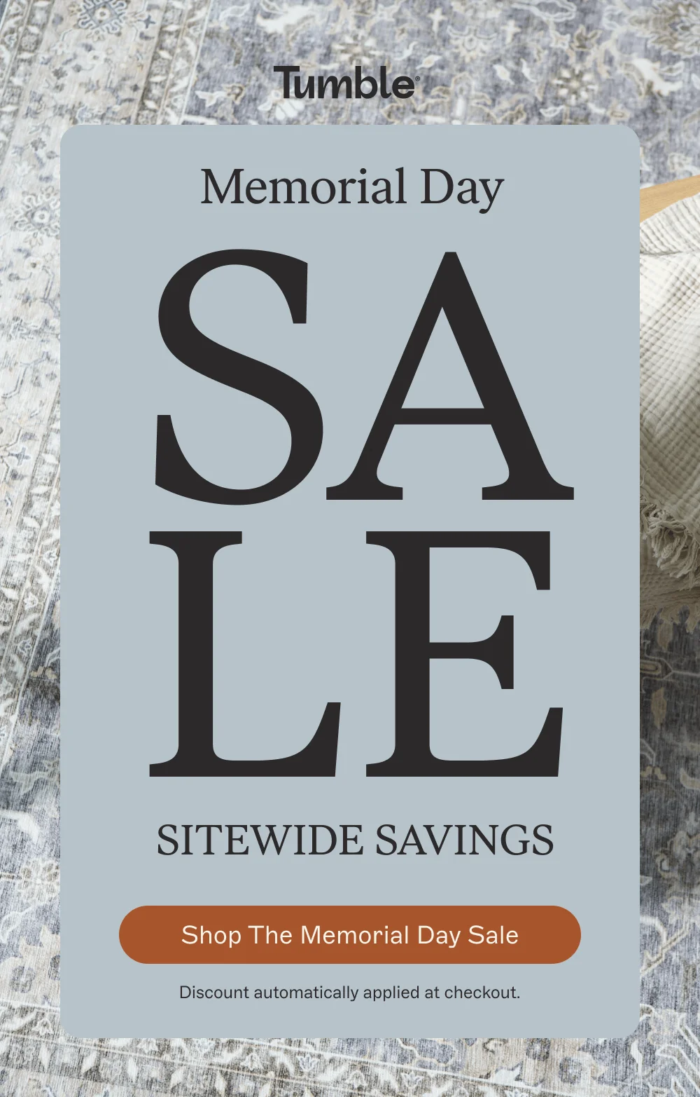 Memorial Day SALE SITEWIDE SAVINGS  [ Shop The Memorial Day Sale ]
