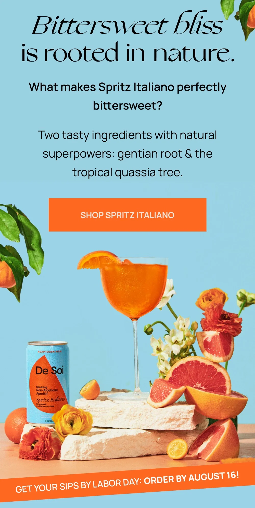 Bittersweet bliss is rooted in nature.