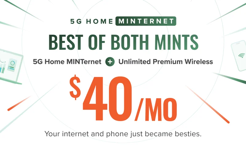 Introducing 5G Home MINTernet Powered by T-Mobile for $30/mo. Unf*! Your Internet Bill (We Said Fox)