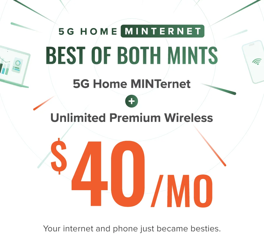 Introducing 5G Home MINTernet Powered by T-Mobile for $30/mo. Unf*! Your Internet Bill (We Said Fox)