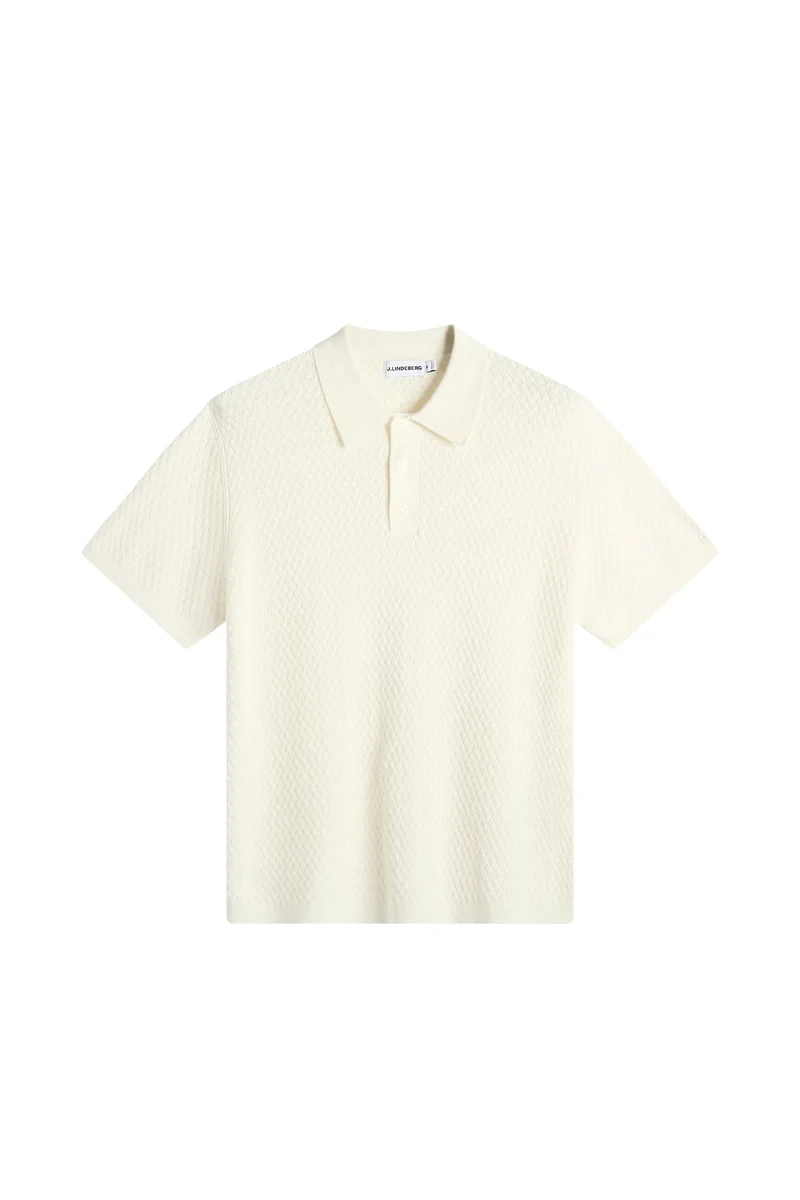 Image of Jacques Structure Knit Polo / Tofu