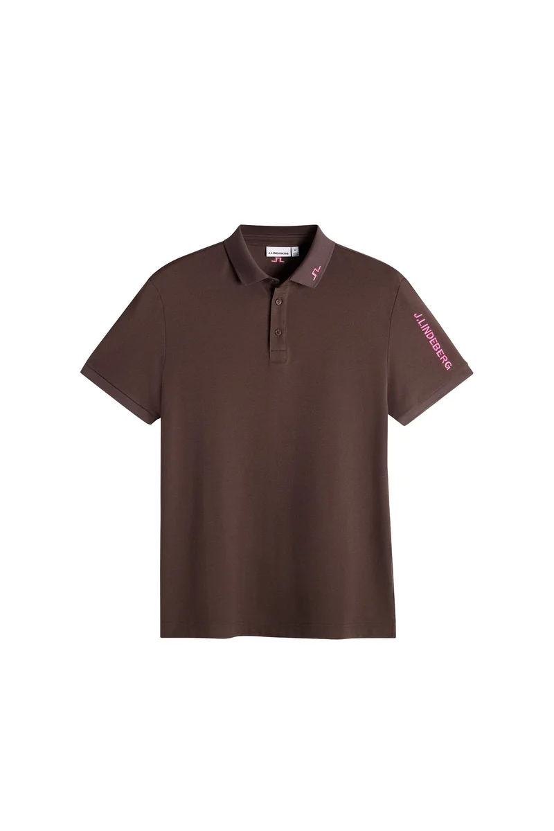 Image of Tour Tech Pique Polo / Seal Brown