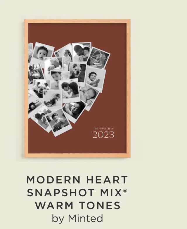 Modern Heart Snapshot Mix® Warm Tones