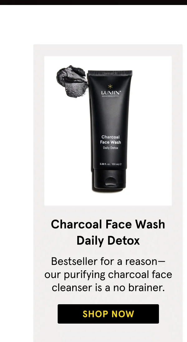 Charcoal Face Wash Daily Detox - SHOP NOW