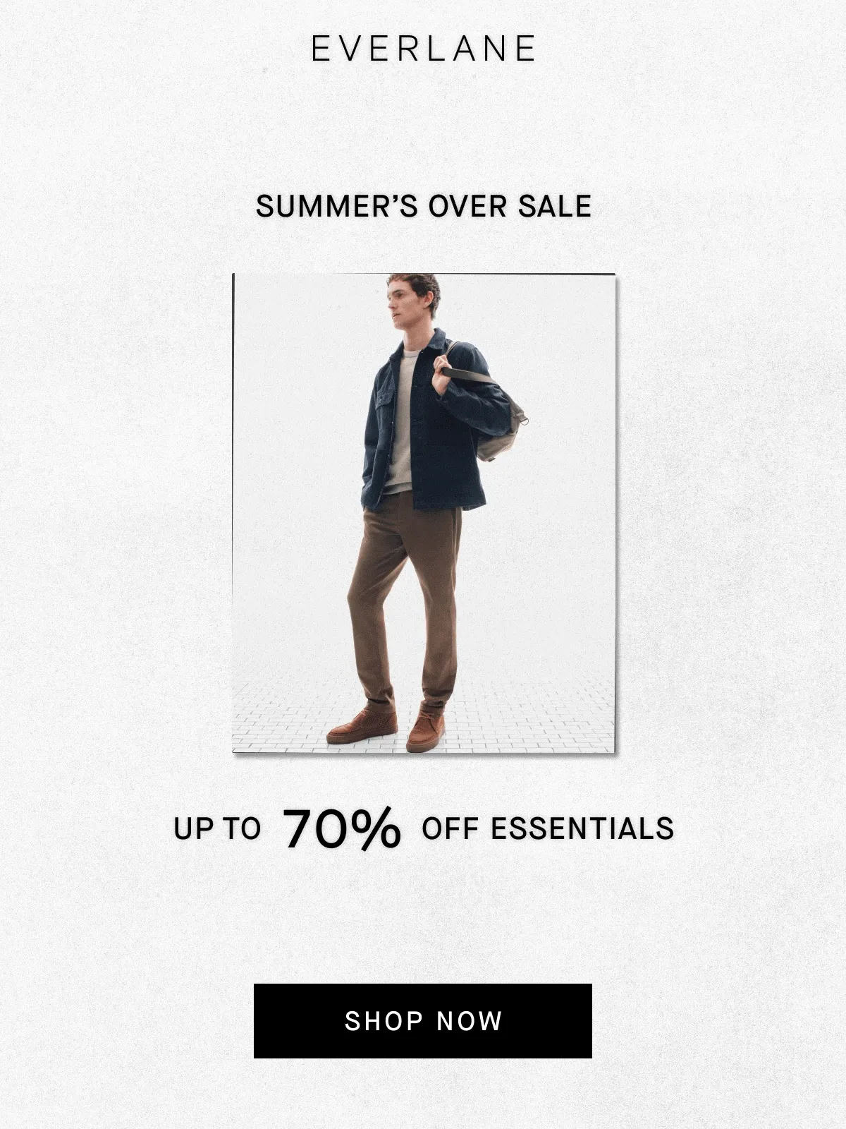 Everlane | Summer's Over Sale | Up To 70% Off Style Essentials | Shop Now