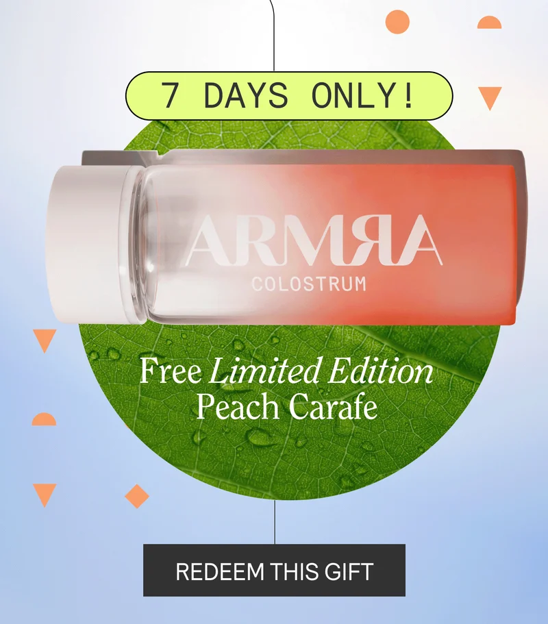 7 DAYS ONLY! Free Limited Edition Peach Carafe. REDEEM THIS GIFT