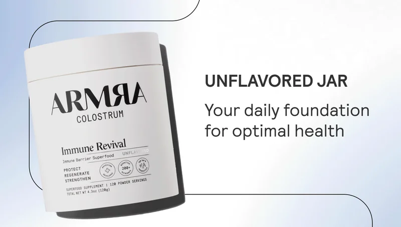 UNFLAVORED JAR. Your daily foundation for optimal health.