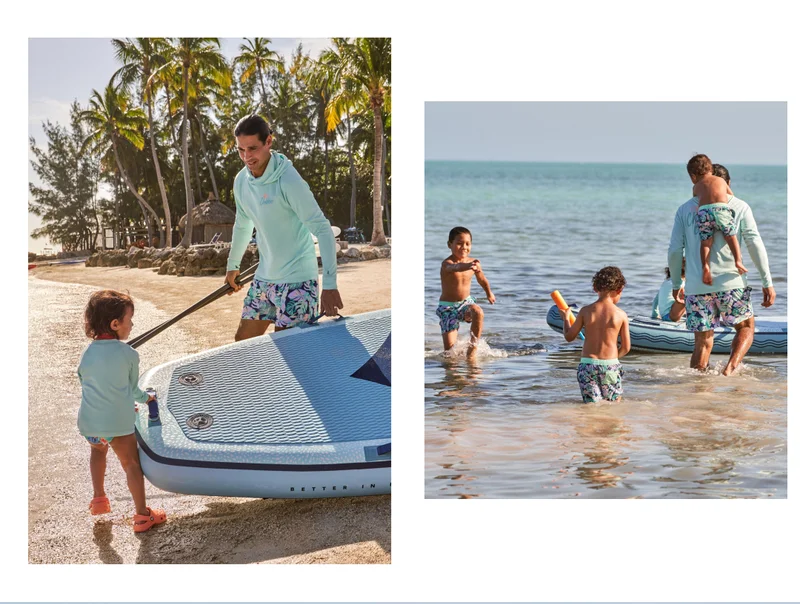 Sun Hoodies and Toddler Rash Guards? Check.