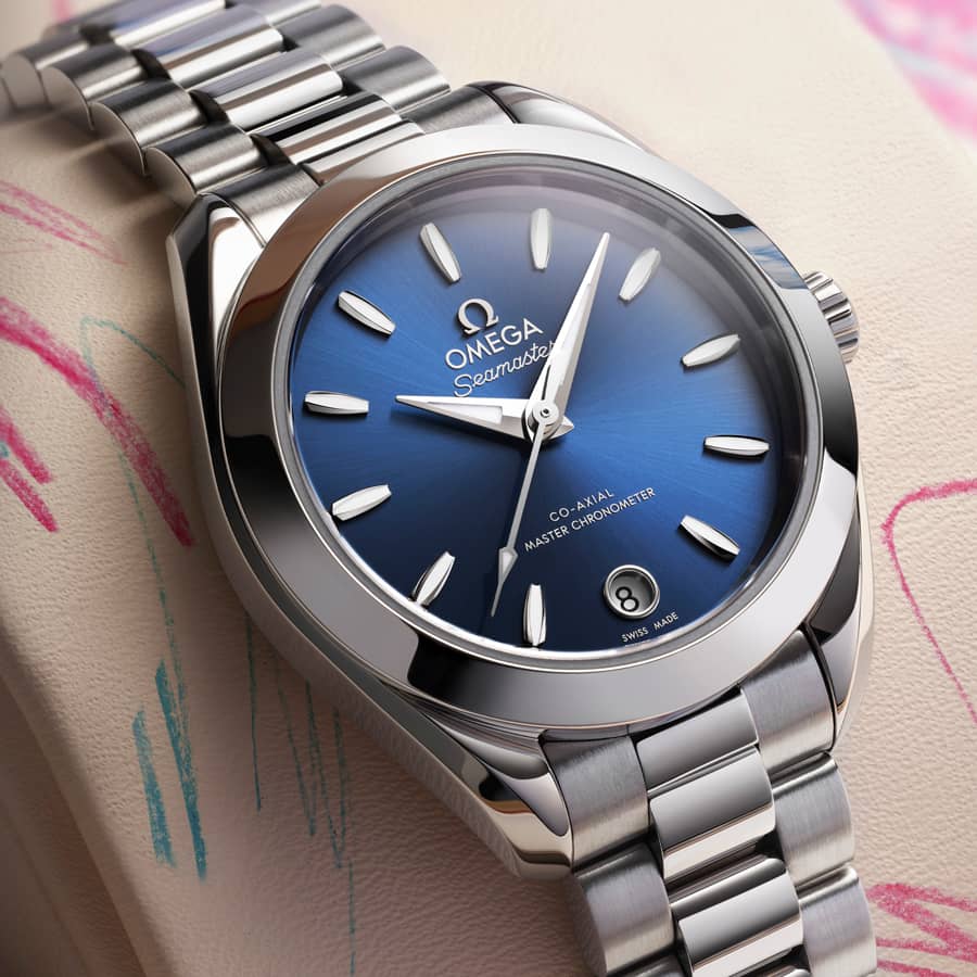 Seamaster Aqua Terra 150M 30 mm, steel on steel - dial
