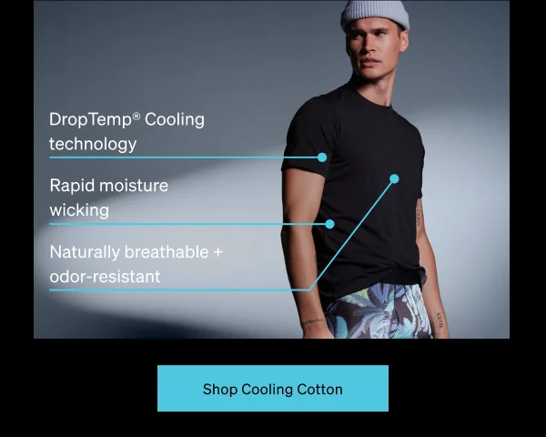 DropTemp® Cooling Cotton Tops