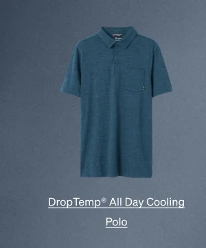 DropTemp® All-Day Cooling Polo