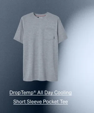 DropTemp® All-Day Cooling Short Sleeve Pocket Tee