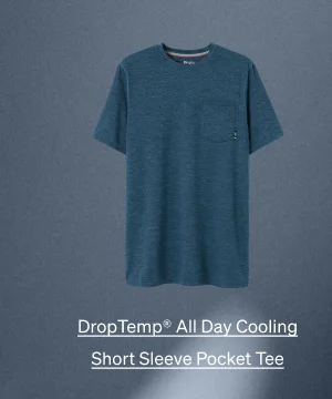 DropTemp® All-Day Cooling Short Sleeve Pocket Tee