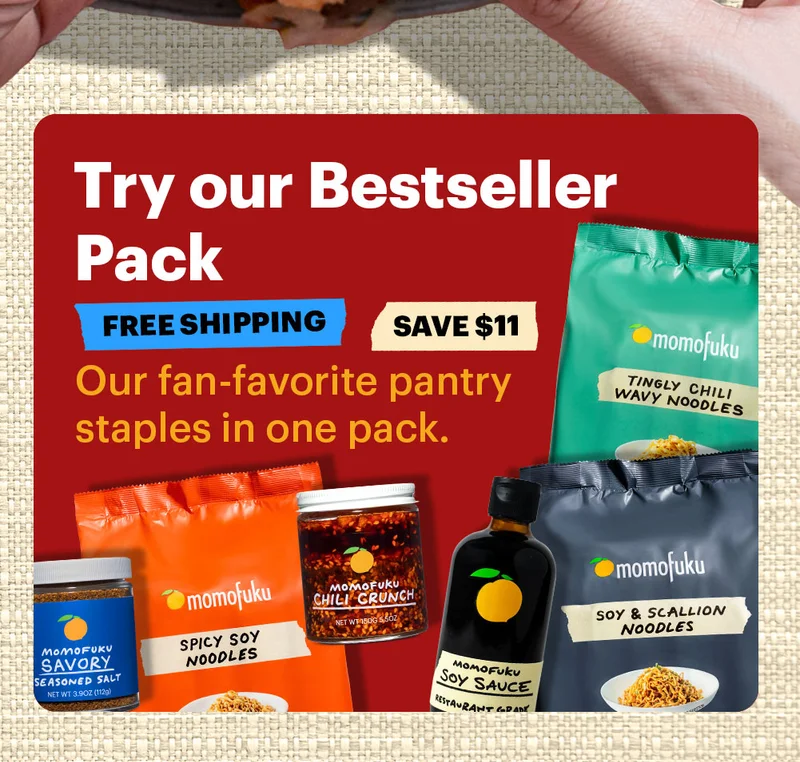 Try our Bestseller Pack. FREE SHIPPING. SAVE $11. Our fan-favorite pantry staples in one pack.