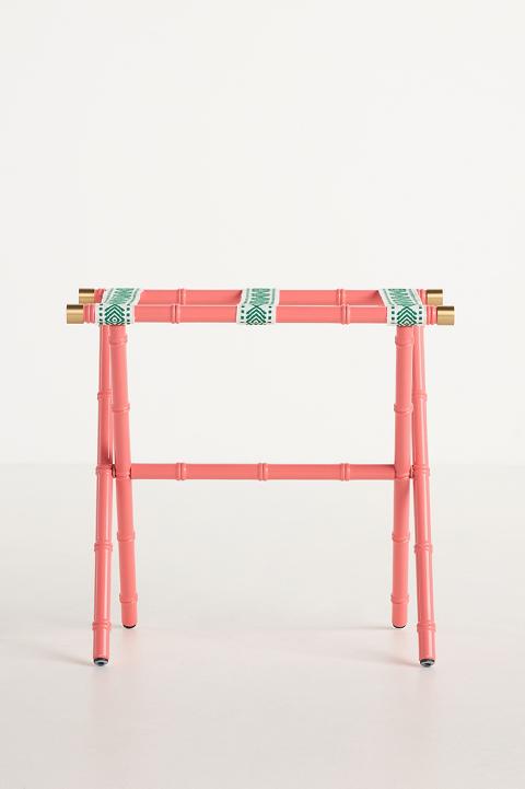 Painted Wood Luggage Rack