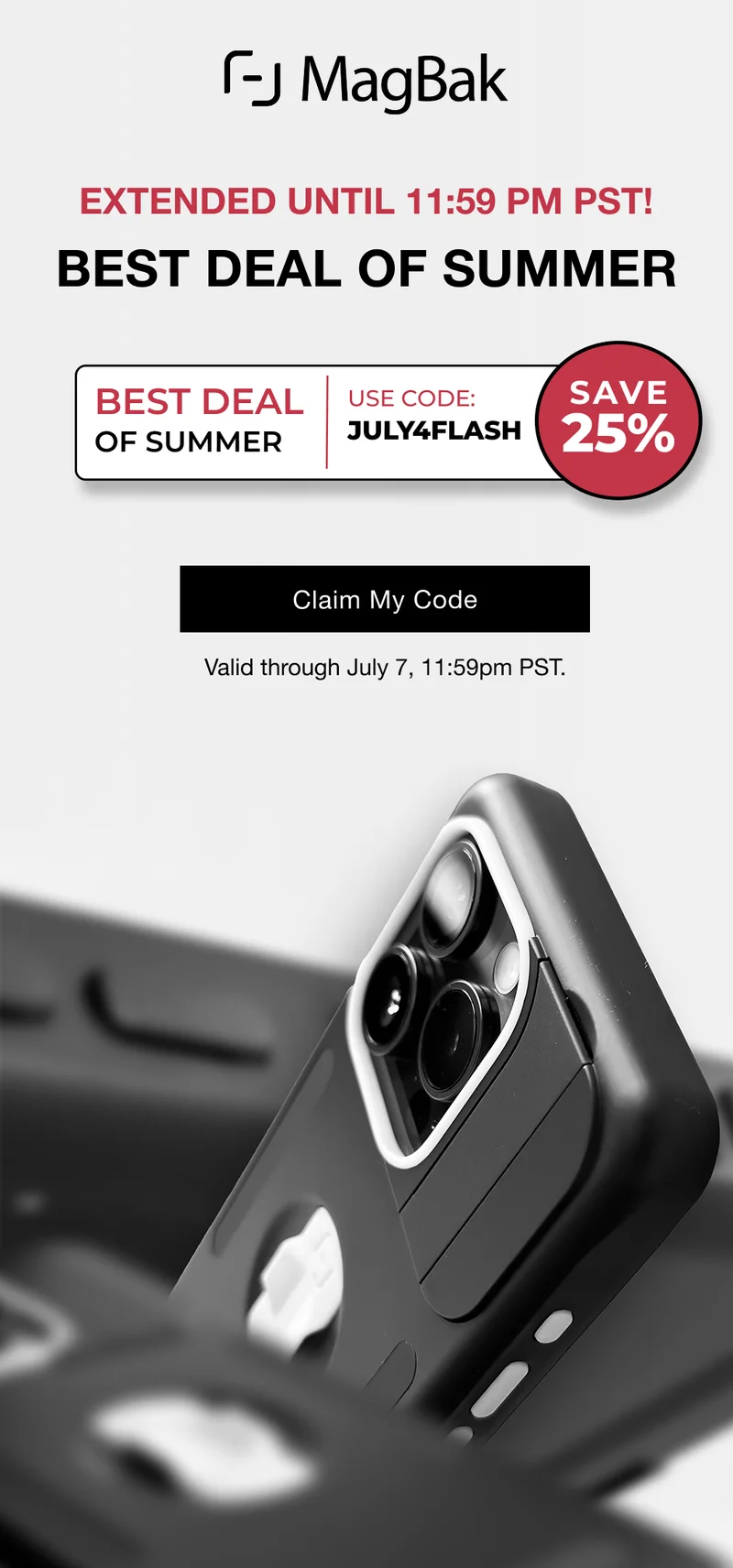 Extended until midnight PST - best deal of the summer. Use code JULY4FLASH to save 25%