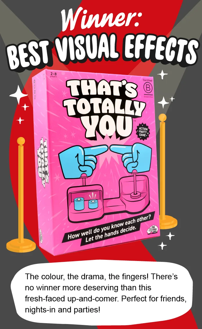 Winner of Best Visual Effects: That's Totally You