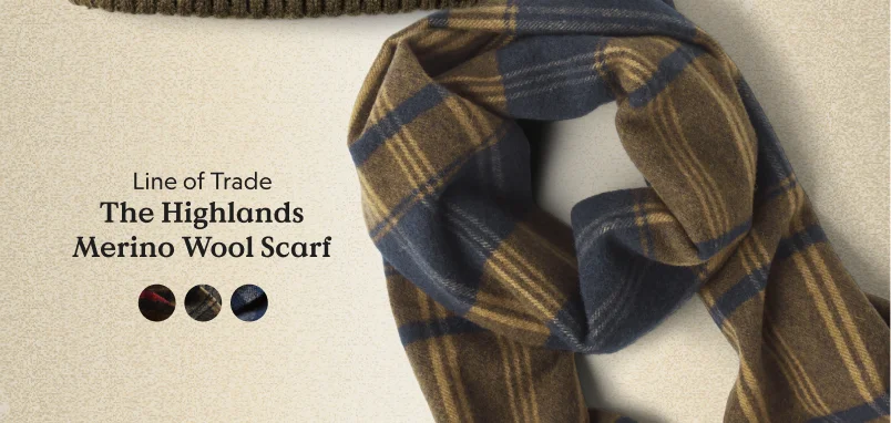 The Highlands Merino Wool Scarf