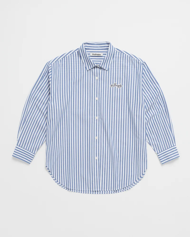 Oversized Poplin Shirt in Bengal