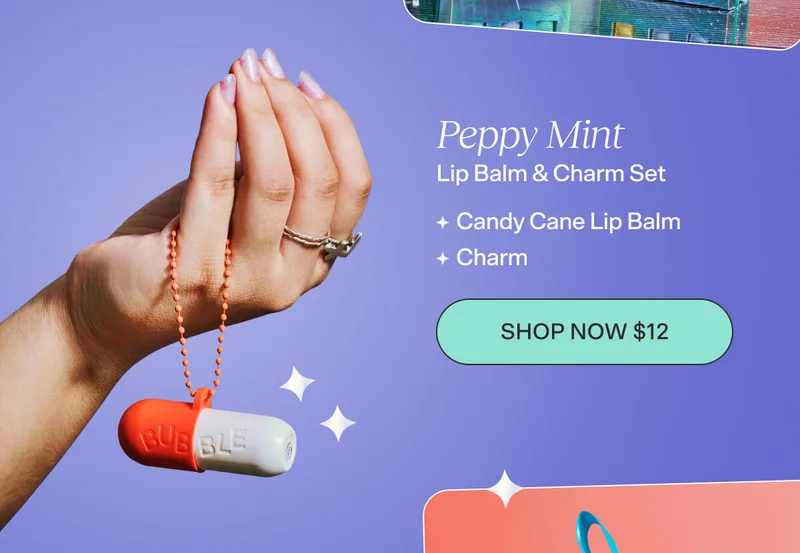 Peppy Mint Lip Balm & Charm Set
