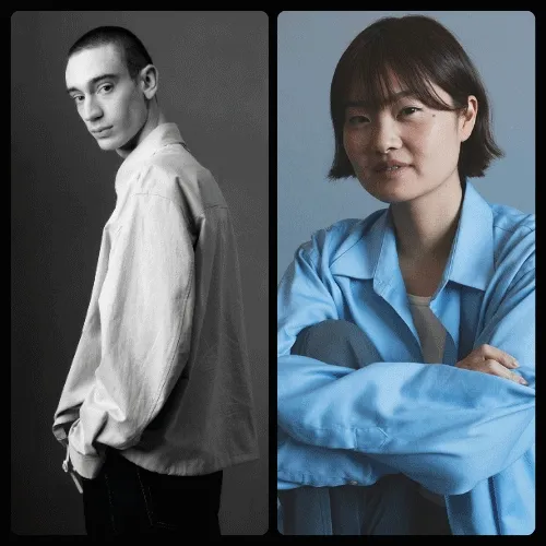 Eva Victor, Rashad Frett, Katarina Zhu, Théodore Pellerin headshots.