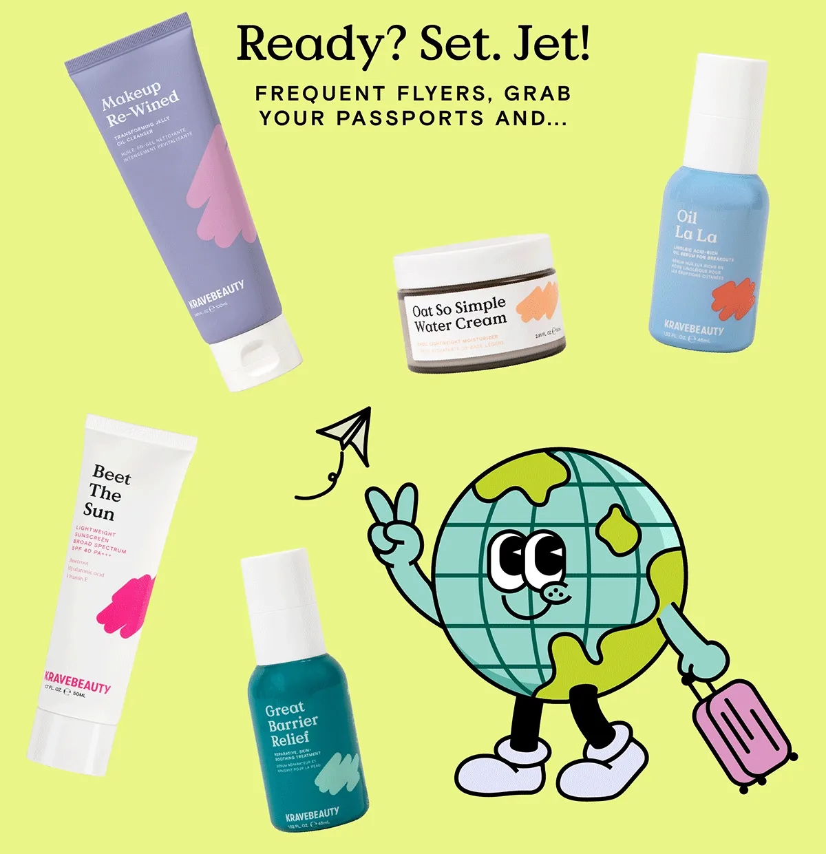 Ready? Set. Jet! Frequent flyers, grab your passports and...