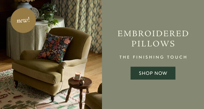 Embroidered Pillows