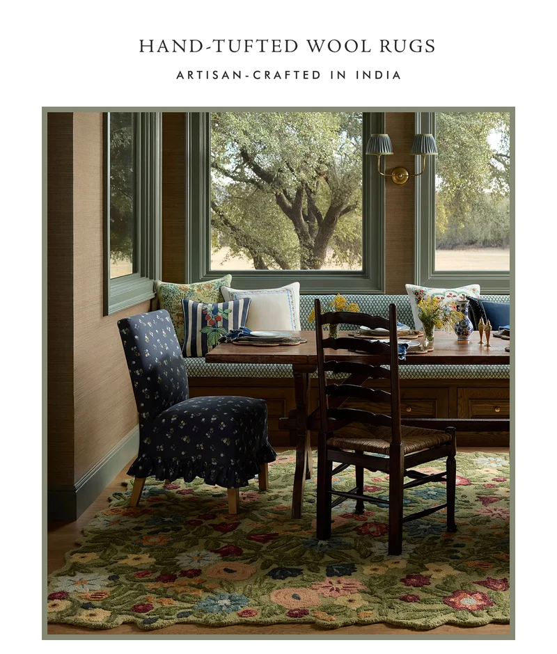 Hand-tufted Wool Rugs: Artisan-Crafted in India