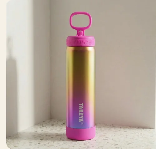 Morganite 22oz Aurora Water Bottle With Straw Lid