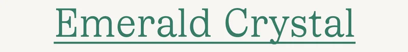 Emerald Crystal