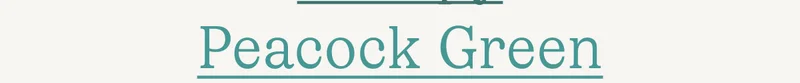 Peacock Green