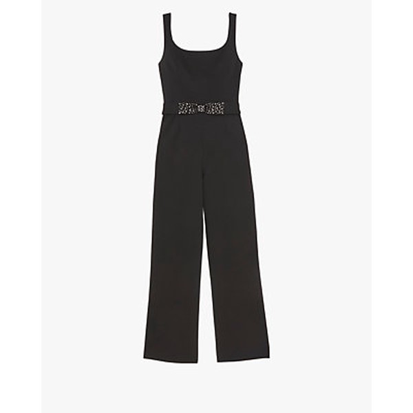 Embellished Bow Ponte Jumpsuit