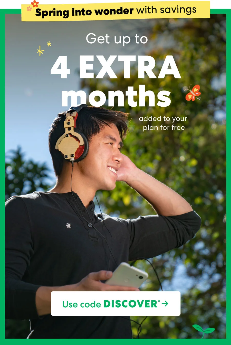 Get up to 4 months EXTRA | Use code WONDER->
