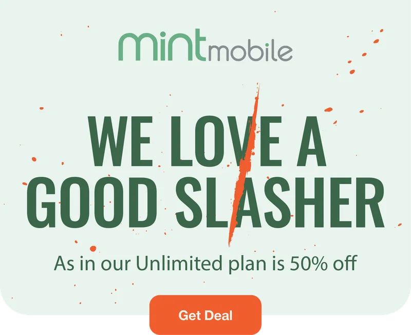 We love a good slasher - As in our Unlimited plan is 50% off