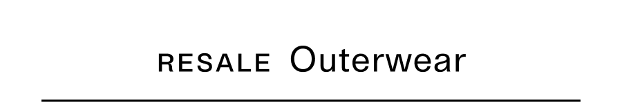 Resale Outerware