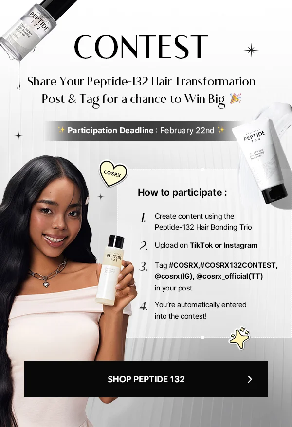 Join Our Peptide 132 Hair Contest by Feb 15th!