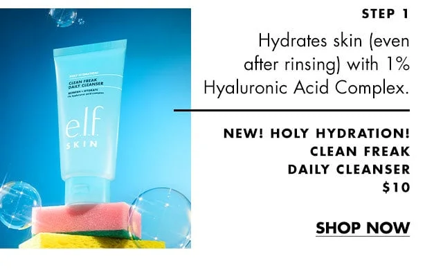Holy Hydration! Clean Freak Daily Cleanser