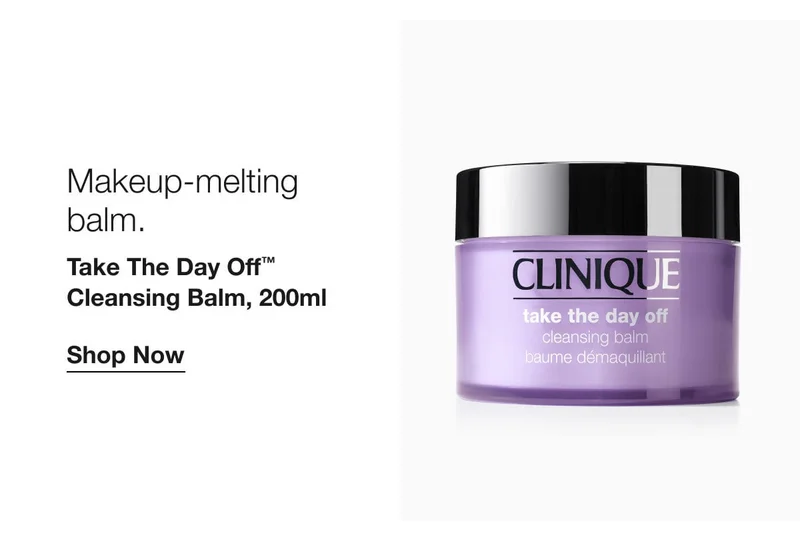 Makeup-melting balm.