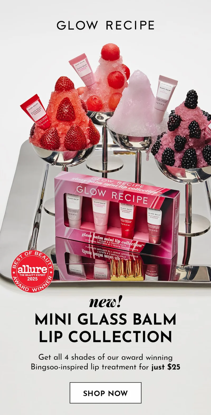Mini Glass Balm Lip Collection