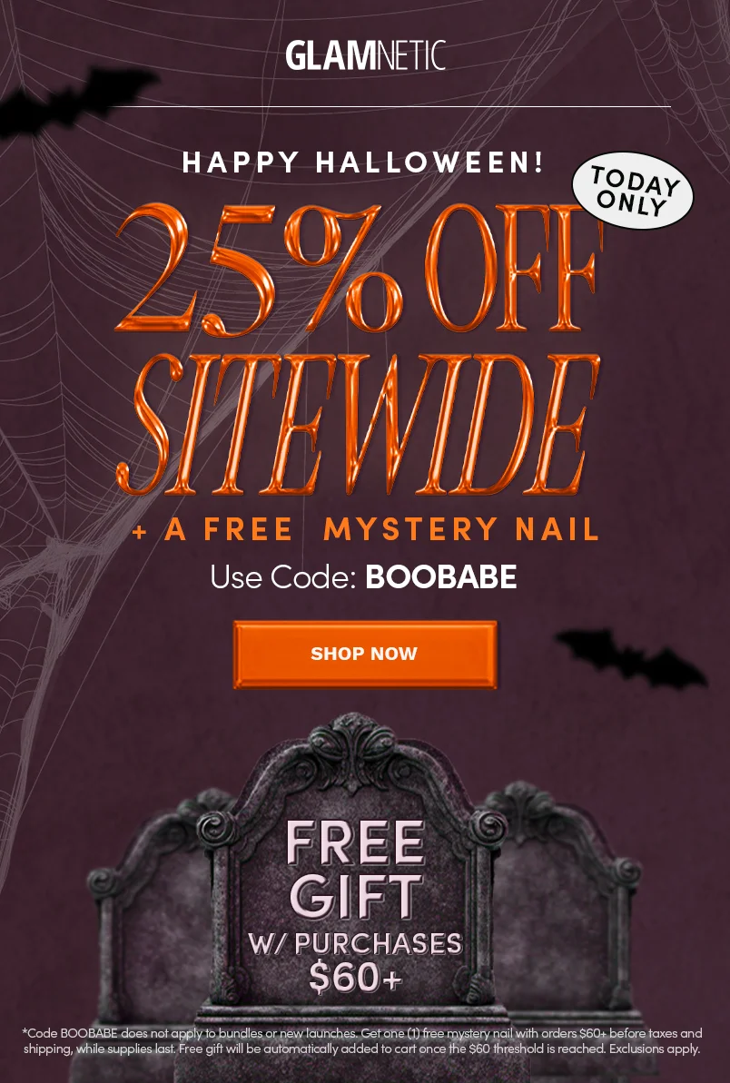 Happy Halloween! Get 25% off Sitewide with the code BOOBABE