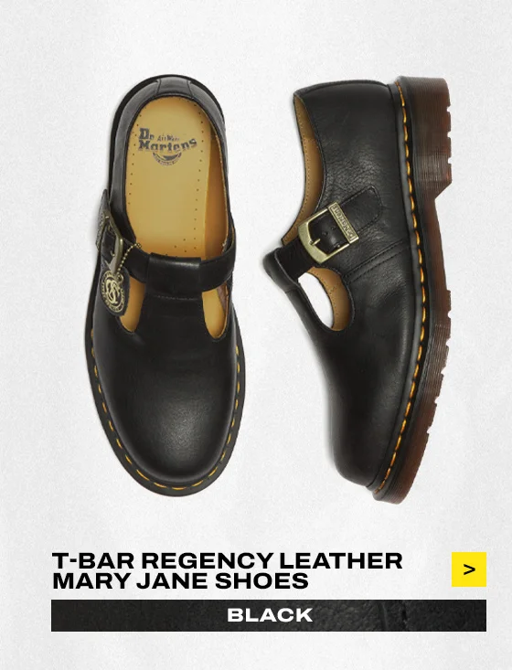 T-Bar Regency Leather Mary Jane Shoes