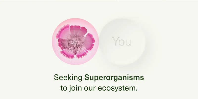 Seeking Superorganisms to join our ecosystem.