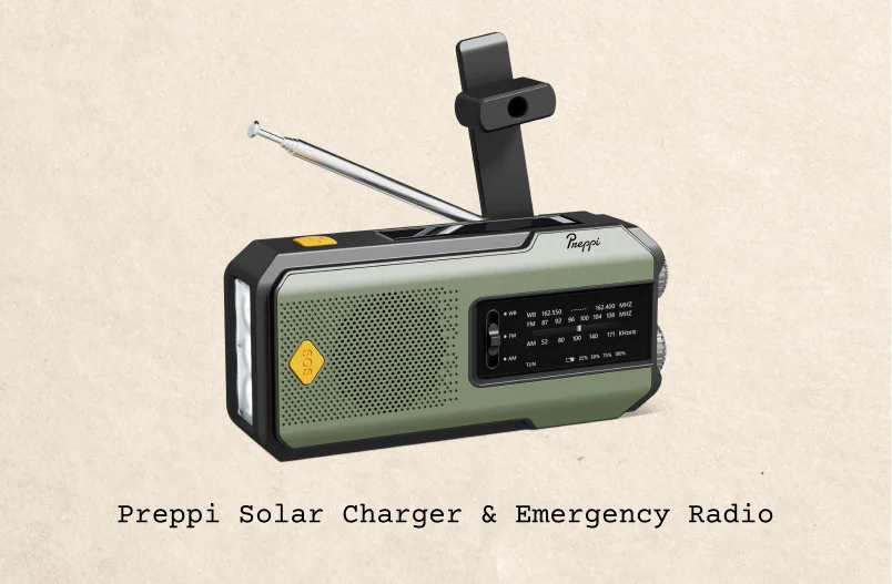 Solar Charger & Emergency Radio