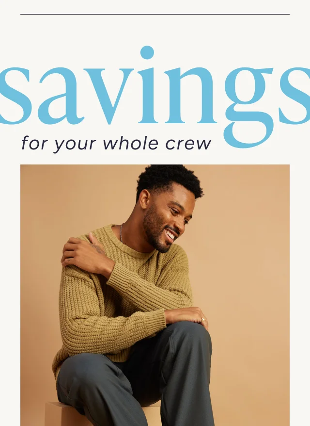 Savings for your whole crew - Image