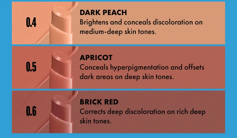 18 CONCEALER SHADES