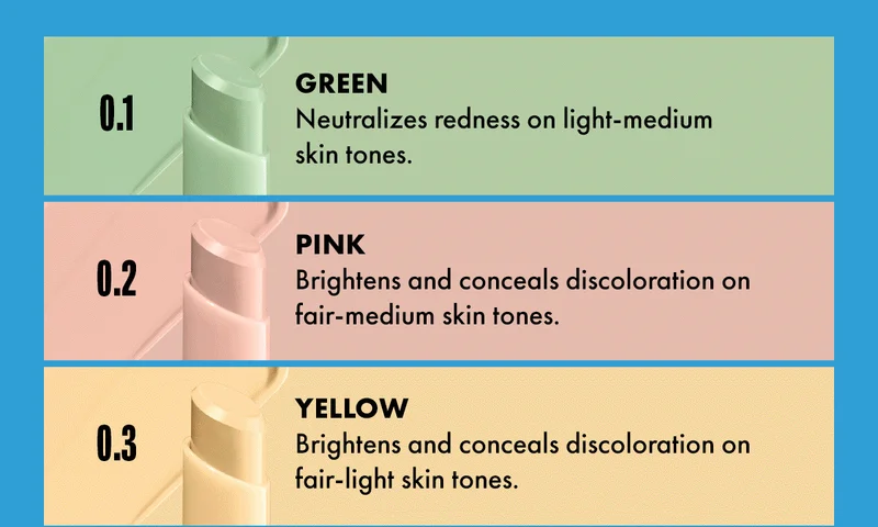 6 COLOR-CORRECTING SHADES