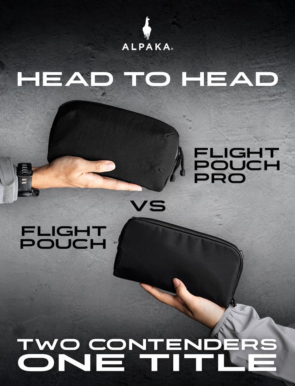 flight pouch vs flight pouch pro header image