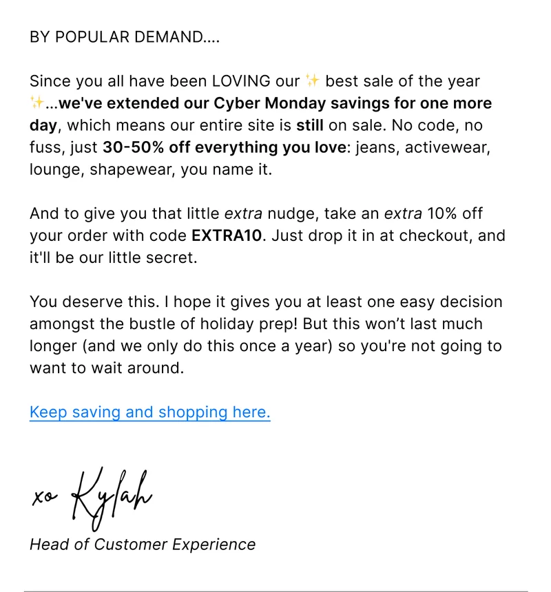 KEEP SAVING AND SHOPPING